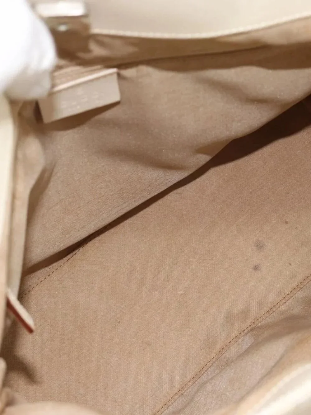 GUCCI GG Canvas Tote Bag Ivory 002 1076 2684 Auth 182212